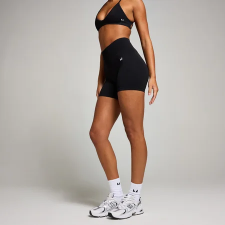 MP Women's Invisible Scrunch Seamless Shorts – Svart