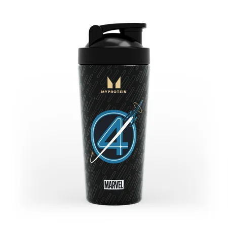 Myprotein Fantastic Four Metallshaker – Black