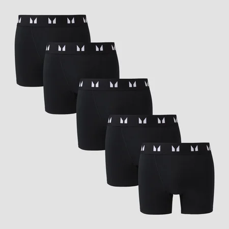 MP Men's Boxers (5-pack) – Svart