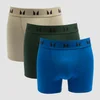 MP Men's Boxers (3-pack) – Dark Emerald/Deep Sage/Blå