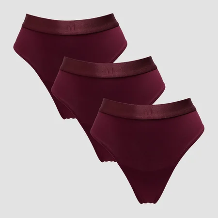 MP Women's Mid Rise Thong (3-pack) – Vinröd