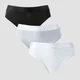 MP Women's Mid Rise Bikini Brief (5-pack) – Vit/Svart/Grå