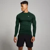 MP Men's Tempo Pillar Graphic Seamless Long Sleeve Top – Dark Emerald