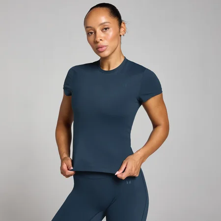 MP Women's Tempo Body Fit Short Sleeve T-Shirt – Mörk saffir