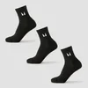 MP Running Ankle Socks (3-pack) – Svart