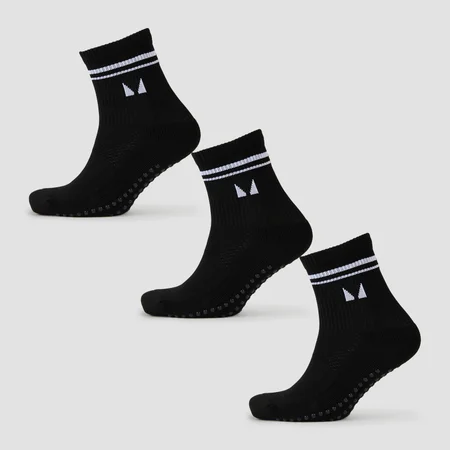 MP Pilates Socks (3-pack) – Black