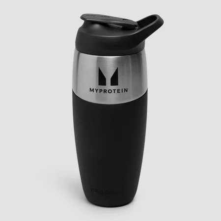 Myprotein x Promixx Enkelväggs Metallflaska 950ml - Stealth Svart