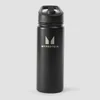 Myprotein Recycled Metal Flip Straw Bottle 500 ml – Svart