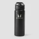 Myprotein Recycled Metal Flip Straw Bottle 500 ml – Svart