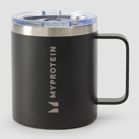Myprotein Recycled Metal Coffee Cup 350 ml – Svart