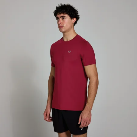 MP Men's Active Gridded T-Shirt – Mörkröd