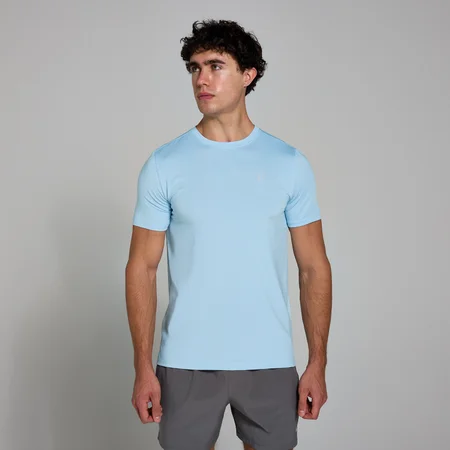 MP Men's Active Gridded T-Shirt – Blå