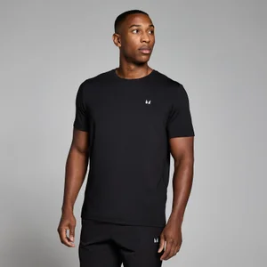 MP Herr Active Rutig T-Shirt - Svart - Size XS