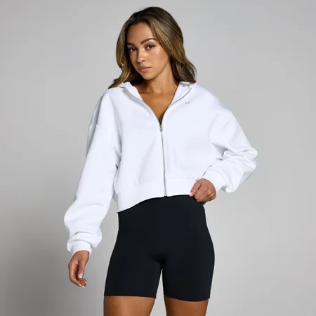 MP Women's Basics Zip Through Cropped Hoodie – Vit