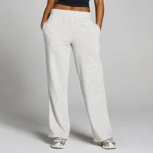 MP Dam Basics Raka Joggingbyxor - Ljusgrå Melerad - Size XS