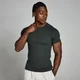 MP Men's Origin Ribbed Muscle Fit T-Shirt – Washed Black