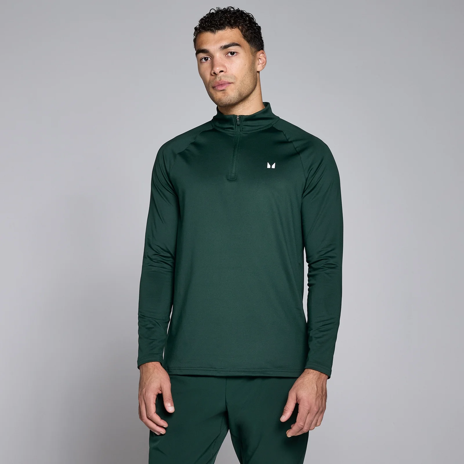 MP Men's Training 1/4 Zip – Dark Emerald - M Bild 1