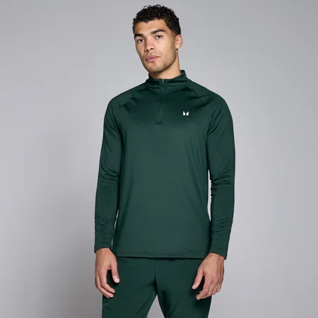 MP Men's Training 1/4 Zip – Dark Emerald