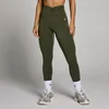 MP Dam Tempo Dipped Waist Tights - Skogsgrön