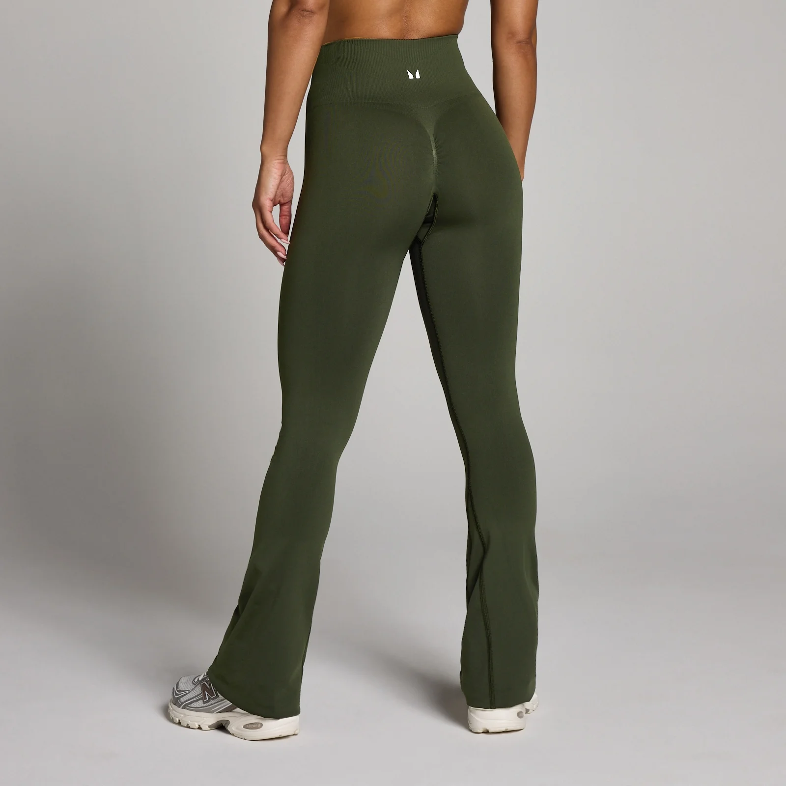 MP Dam Tempo Sömlös Utsvängd Tights - Skogsgrön - XS Bild 1