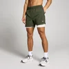 MP Herr 5" 2-i-1 Träningsshorts - Skogsgrön