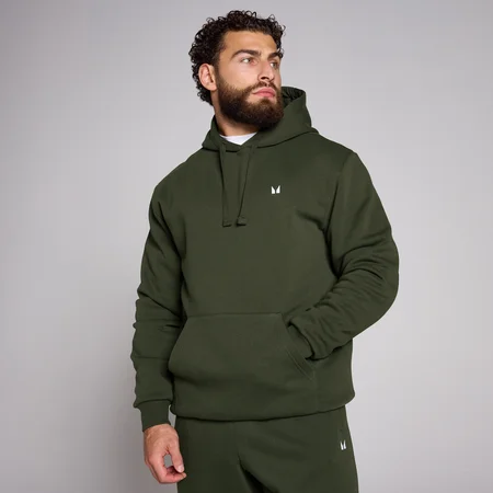 MP Herr Rest Day Hoodie - Skogsgrön