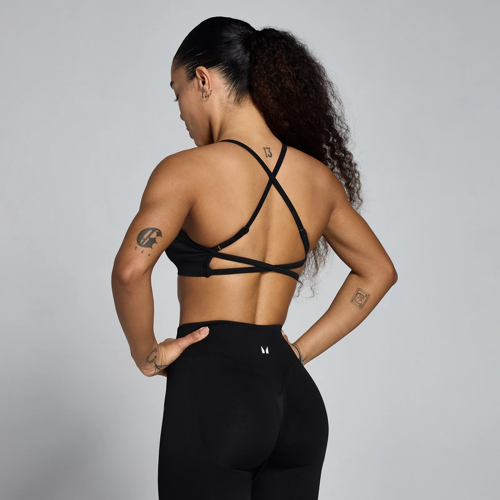 MP Lift Seamless Strappy Bra dam - Svart - XS Bild 1