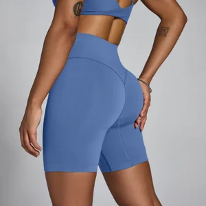 MP Tempo Hybrid Seamless Shorts dam - Slate Blue - Size L