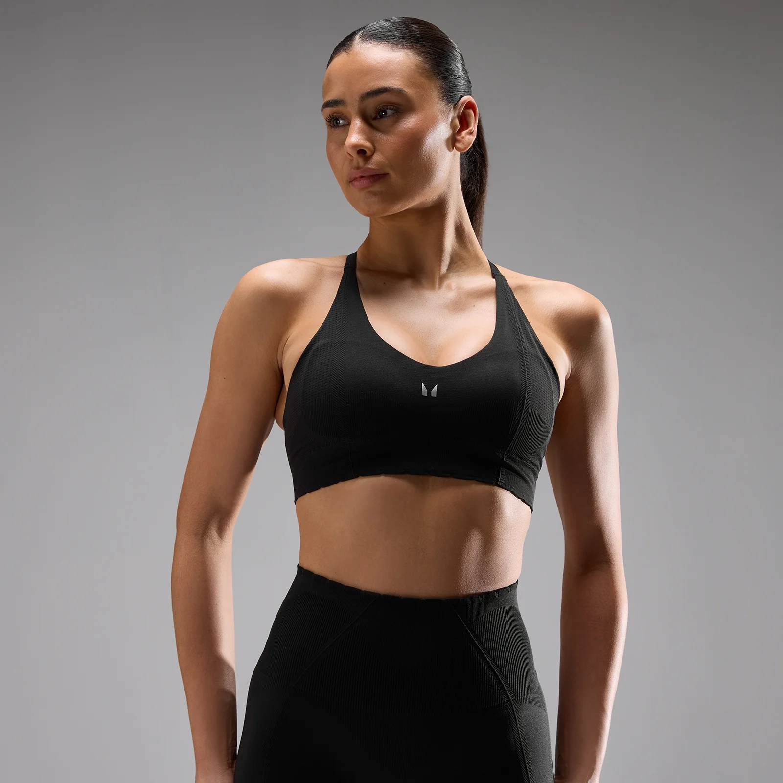 MP Women's Tempo Ultra Seamless Sports Bra - Black - XS Bild 1