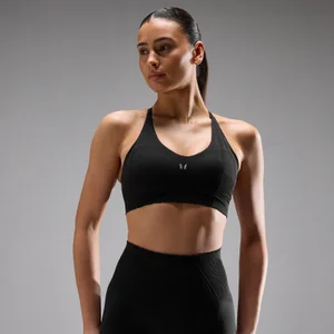MP Women's Tempo Ultra Seamless Sports Bra - Black - Size XS