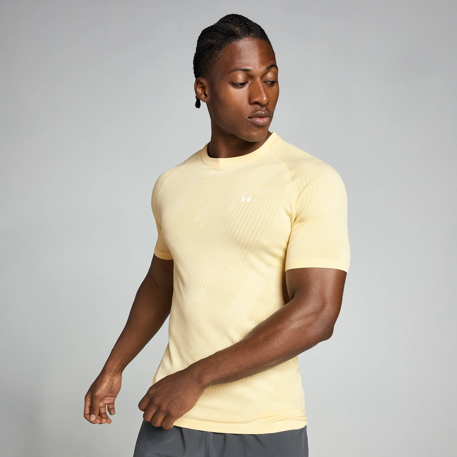 MP Men's Tempo Pillar Graphic Seamless T-Shirt - Butter - XXL Bild 1
