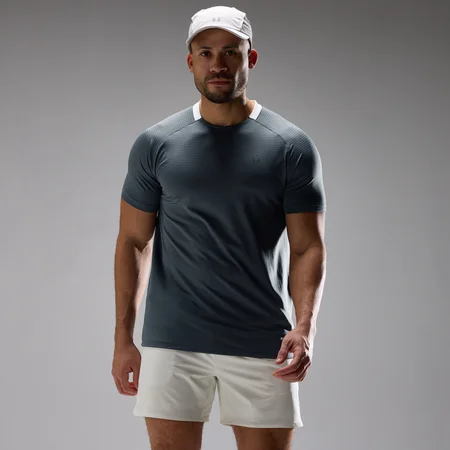 MP Men's Training Ultra Gridded T-shirt - Anchor Grey