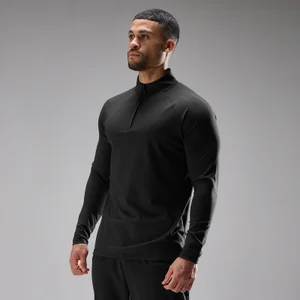 MP Träningströja Ultra Jersey 1/4 Zip för män - Black - Size XS