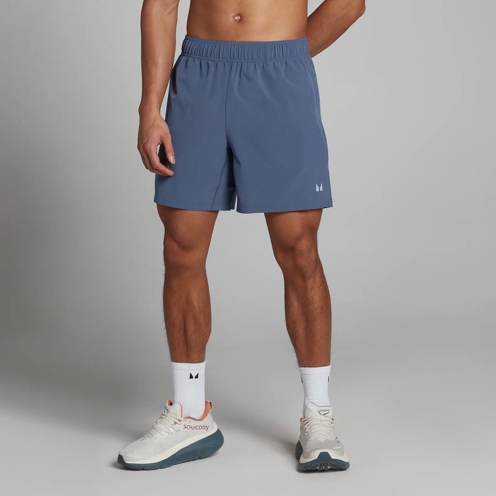 MP vävda träningsshorts 18 cm herr - Kolblå - XS Bild 1