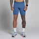 MP Hybrid halvlånga tights med fickor herr - Skifferblå