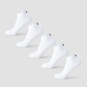 MP Unisex Träningssockor (5-pack) - Vit - Size UK 6-8