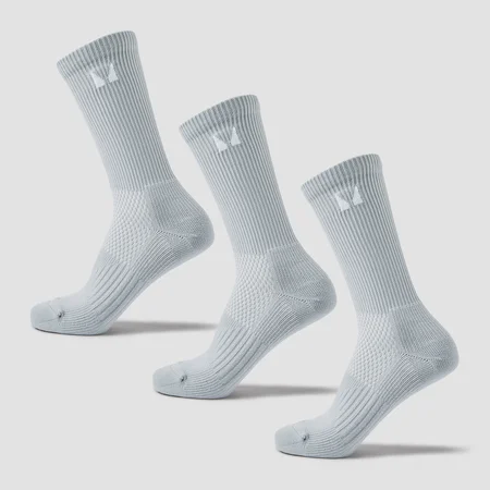 MP Löparstrumpor (3-pack) - Chrome