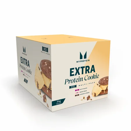 Extra Protein Cookie Variety Box | 12 Cookies