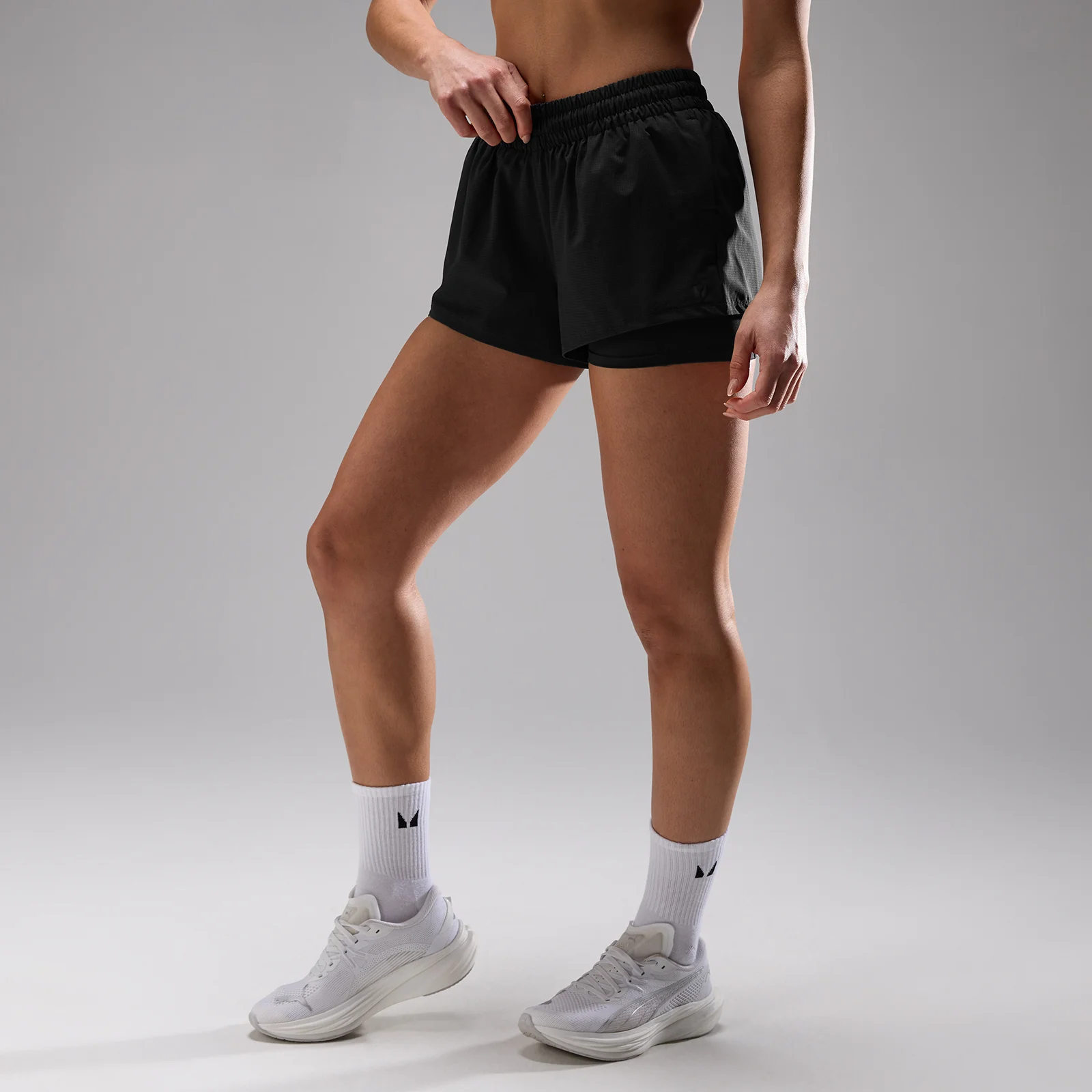 MP Dam Velocity Ultra Gridded Shorts - Svart - XS Bild 1