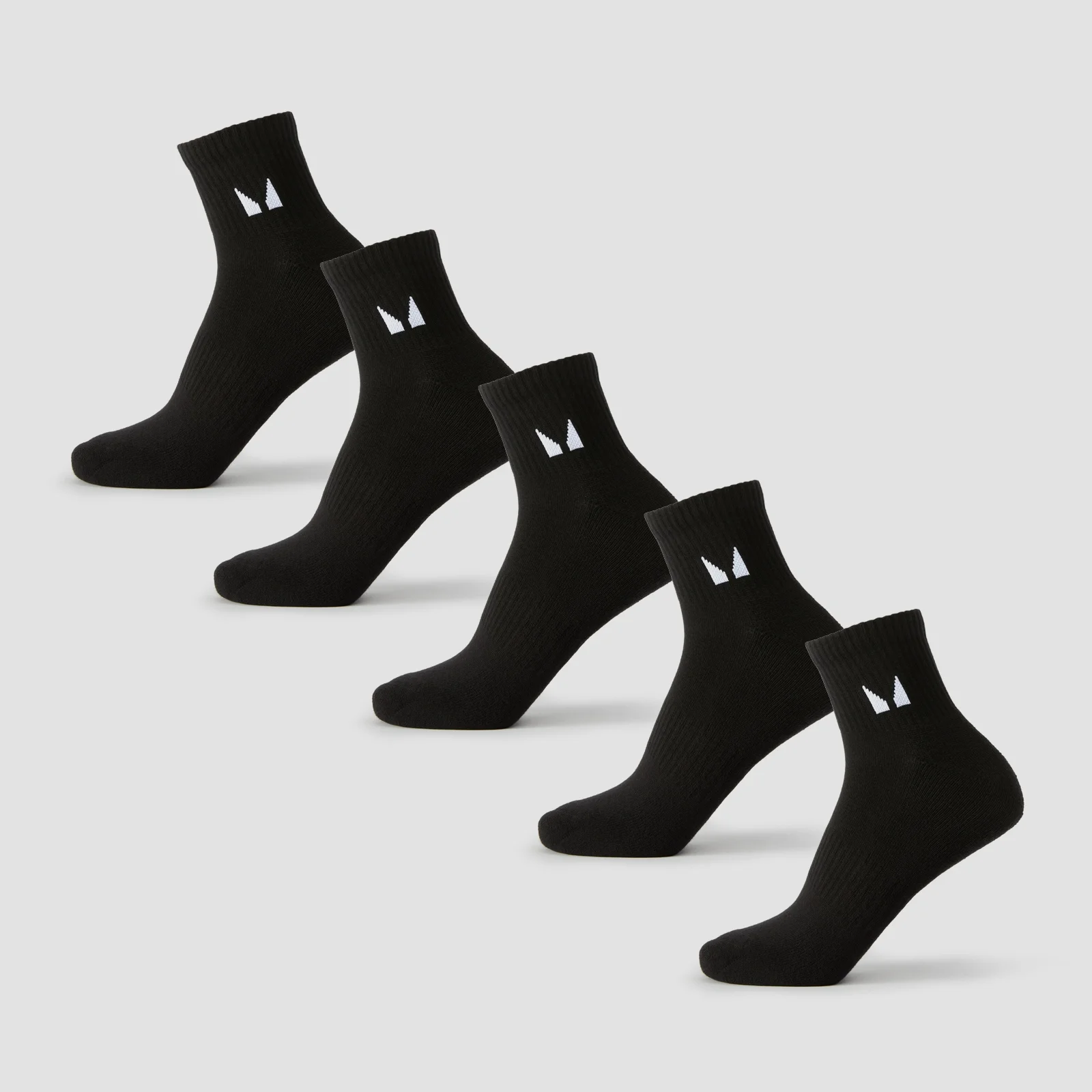 MP Unisex Ankelstrumpor (5-pack) - Svart - UK 9-11 Bild 1