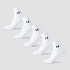 MP Unisex Ankelstrumpor (5-pack) - Vit