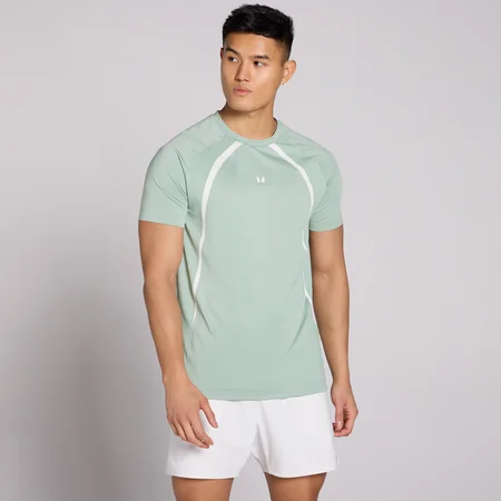MP Herr Tempo Panel T-Shirt - Eucalyptus