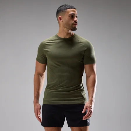 MP Velocity Ultra Seamless T-shirt för män - Dusty Olive