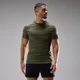 MP Velocity Ultra Seamless T-shirt för män - Dusty Olive