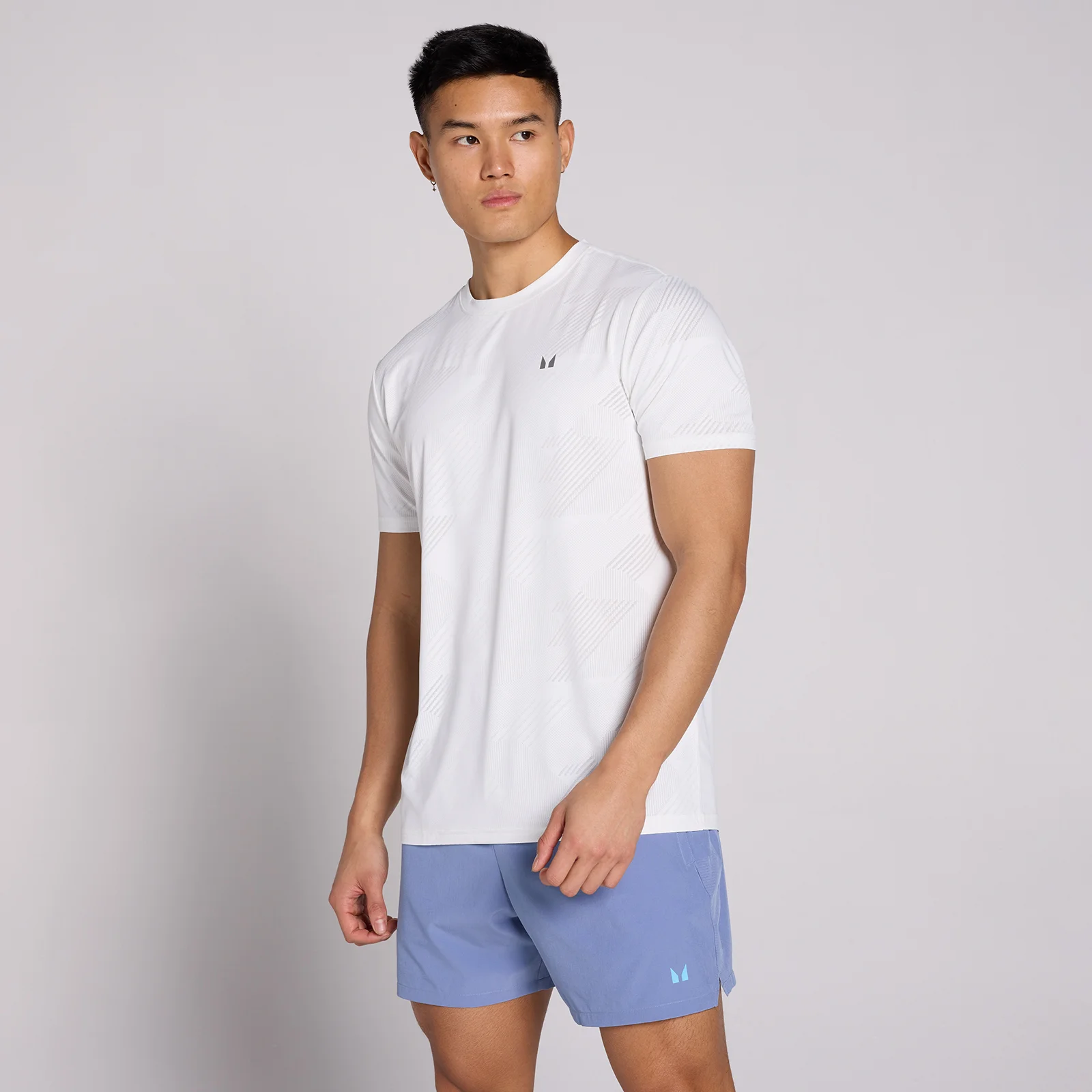 MP Active Training Pillar Graphic T-shirt för män - White - XXXL Bild 1
