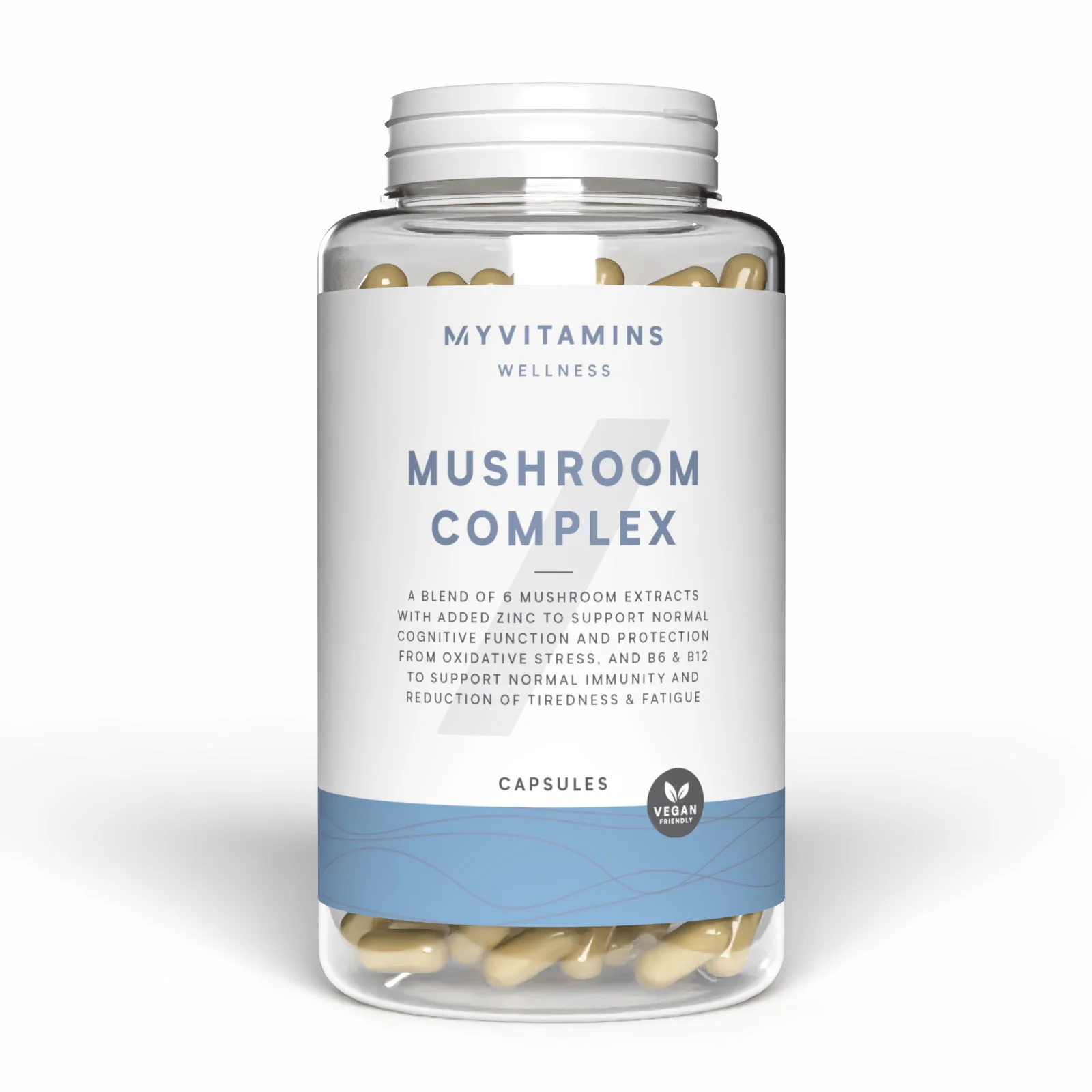 6 In 1 Svampkomplexkapslar - 60CAPSULES, 30servings Bild 1