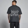 MP Lift Graphic Washed Oversized Cotton T-Shirt för män - Mörkgrå