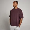 MP Herr Tvättad Oversized Bomulls-T-Shirt - Fudge