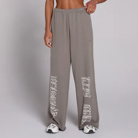 MP Dam Lift Graphic Lifestyle Raka Joggingbyxor - Dark Truffle