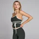 MP Dam Tempo Contrast Tie Topp - Tvättad Svart